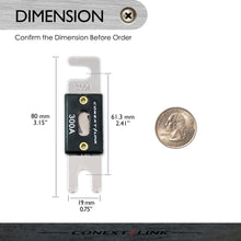 Load image into Gallery viewer, 5pcs 300A ANL Fuse Nickel Plated Blade Auto Stud Inline 12V Car Audio
