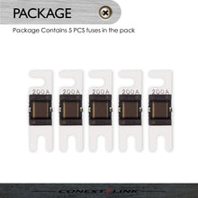 Load image into Gallery viewer, Conext Link AFS200-5 Nickel 200 Amp AFS Fuse 5 Pack
