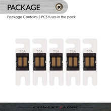 Load image into Gallery viewer, Conext Link AFS70-5 Nickel 70 Amp AFS Fuse 5 Pack
