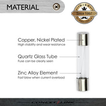 Load image into Gallery viewer, Conext Link AGC2-25 Nickel AGC Glass Tube Fuse 25 Pack (2 Amp)
