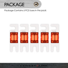 Load image into Gallery viewer, Conext Link AFS50-5 Nickel 50 Amp AFS Fuse 5 Pack
