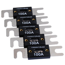 Load image into Gallery viewer, 5pcs 100A ANL Fuse Nickel Plated Blade Auto Stud Inline 12V Car Audio
