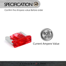 Load image into Gallery viewer, Conext Link ATMLP10-50 ATM Low Profile Fuse Nickle Plated 50 Pack (10 Amp)
